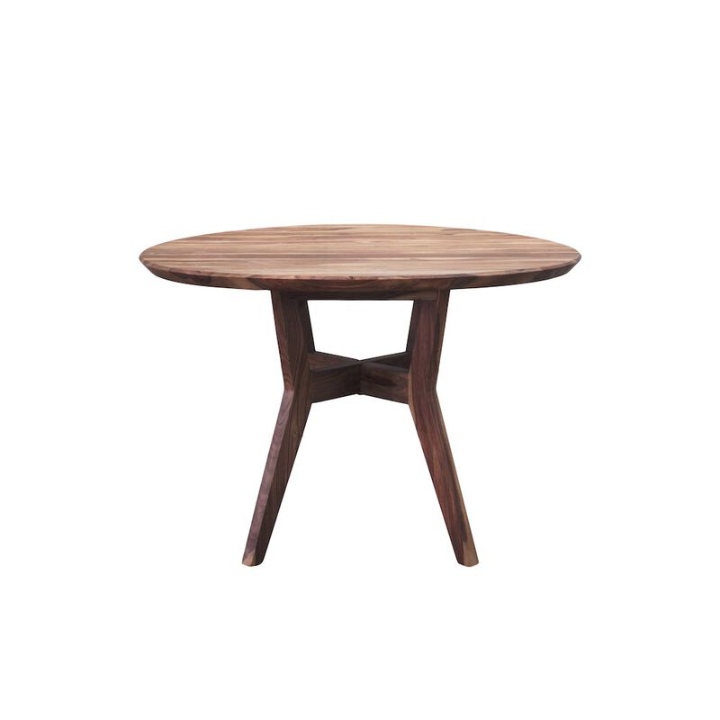 Porter Designs Urban Solid Sheesham Wood Dining Table, Brown
