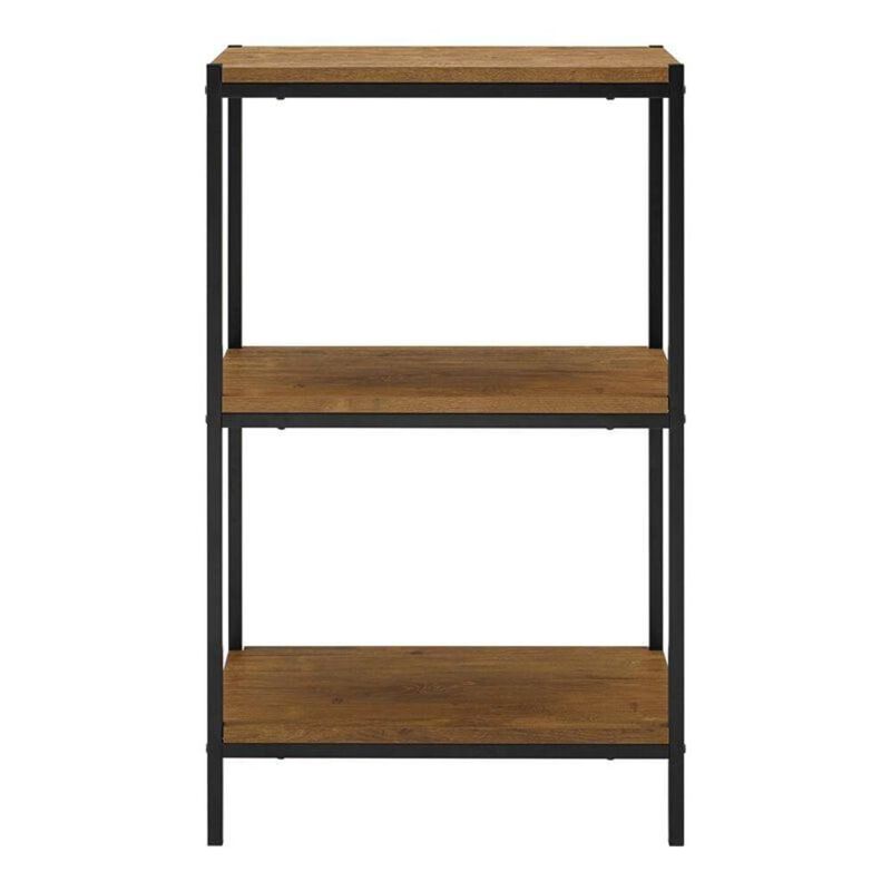 Caffoz 3-Tier Transitional Wood Bookshelf