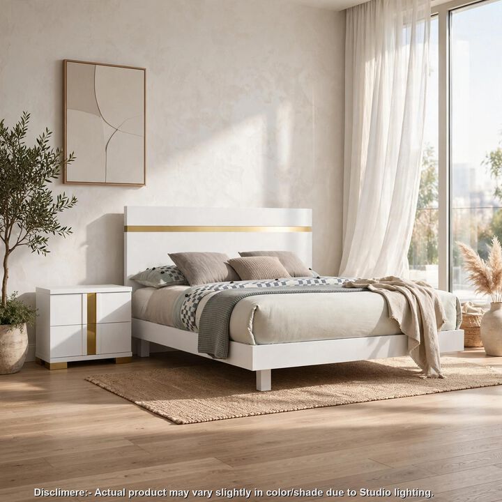 2pc Bedroom Set, Wood, Nightstand