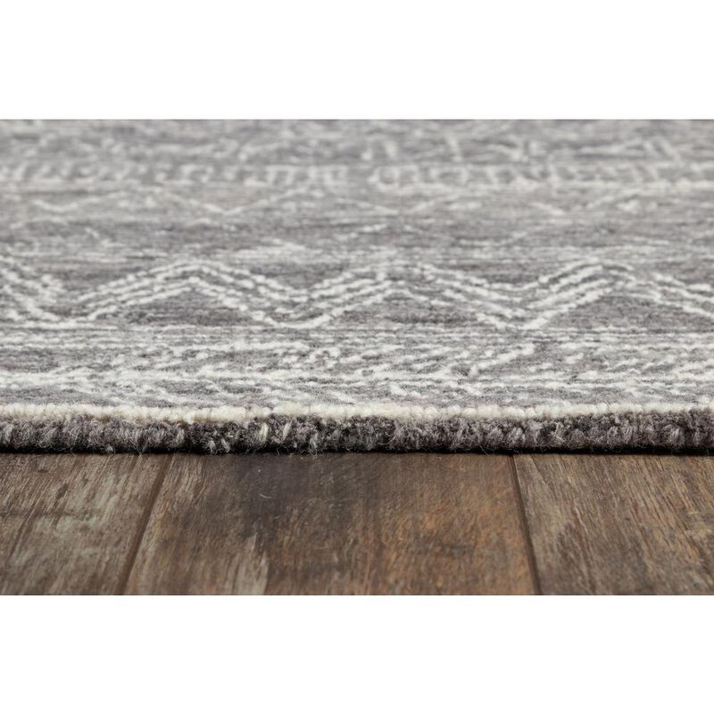 Momeni Contemporary Rectangle Area Rug, Grey, 2' X 3'