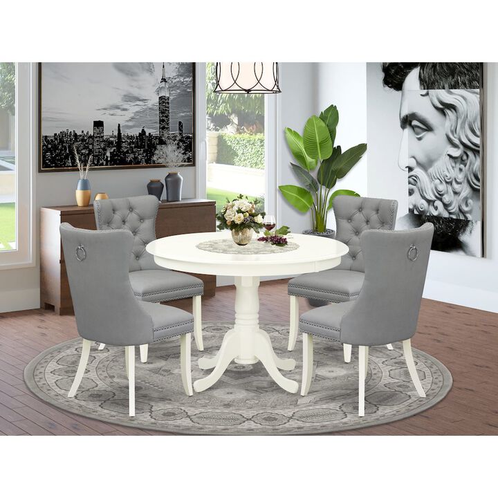 5 Piece Modern Dining Table Set