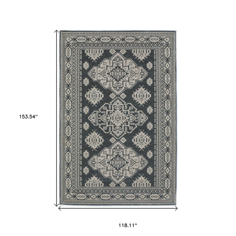 HomeRoots Medallion Area Rug image number 2
