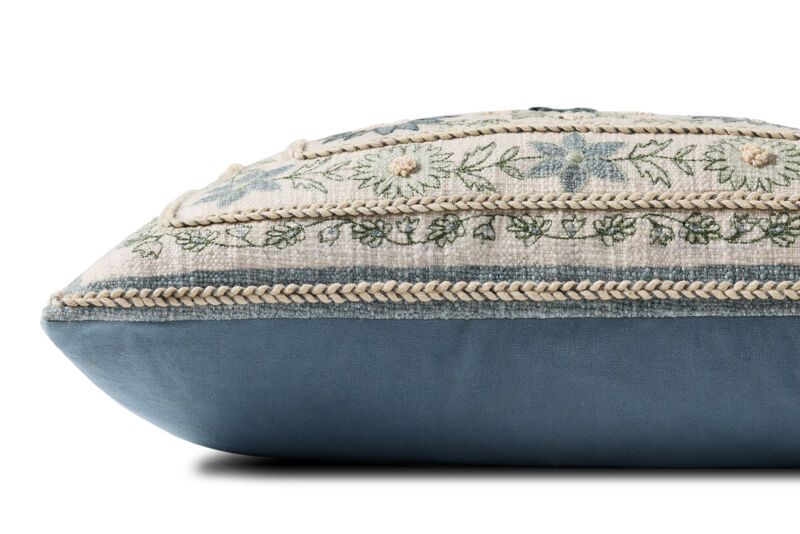 PLL0158 Blue/Multi 13''x21'' Polyester Pillow image number 1