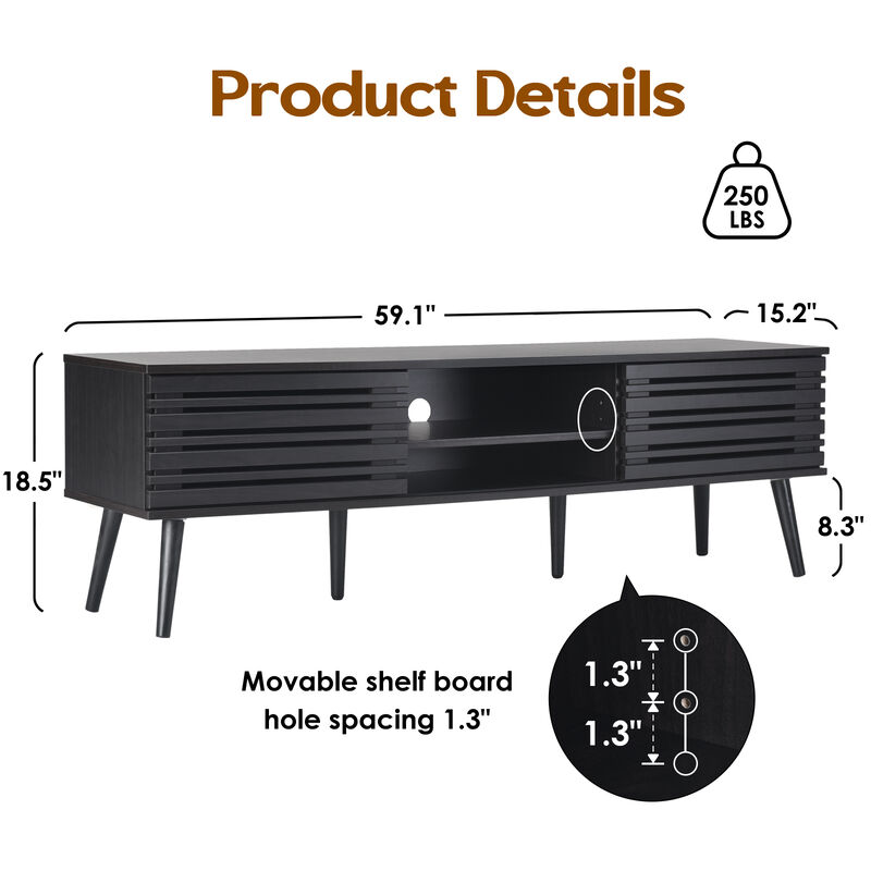 Widfeb TV Stand image number 4