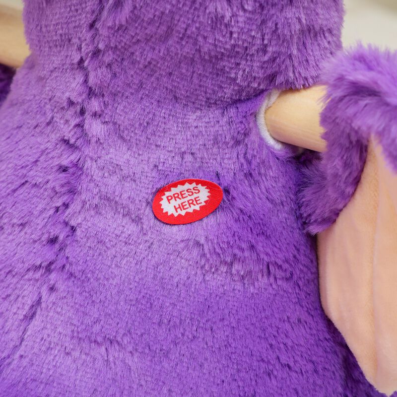 BreeBe Toddler Dragon Rocking Ride-On with Safety Belt image number 7