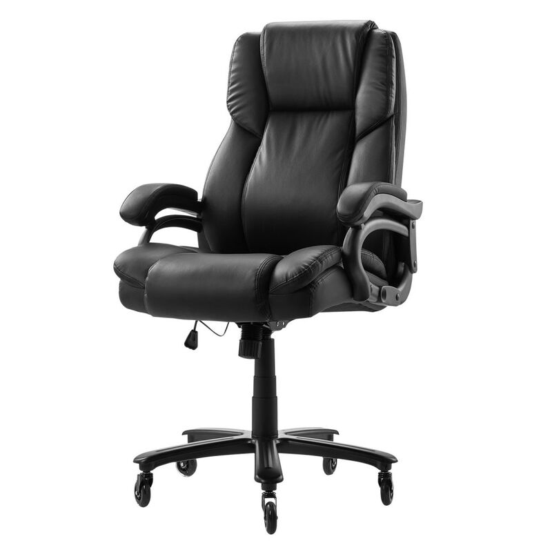Executive Office Chair High Back PU Leather Ergonomic Adjustable Lumbar Support