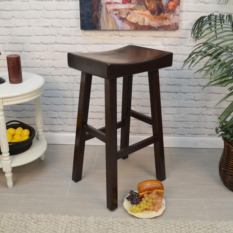 Carolina Living Colborn 30 Barstool - Espresso