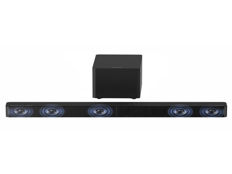 ULTIMEA Poseidon M60 Boom 5.1ch Dolby Atmos Sound System, 340W Peak Power, 5 Full-Range Drivers, Wired Subwoofer image number 0