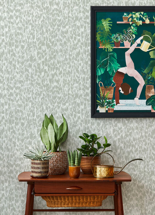 Flavia Grey Animal Print Wallpaper (Set of 2)