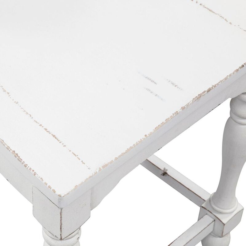 Liberty Furniture Magnolia Manor Ladder Back Counter Chair (RTA)-Set of 2 in Antique White image number 2