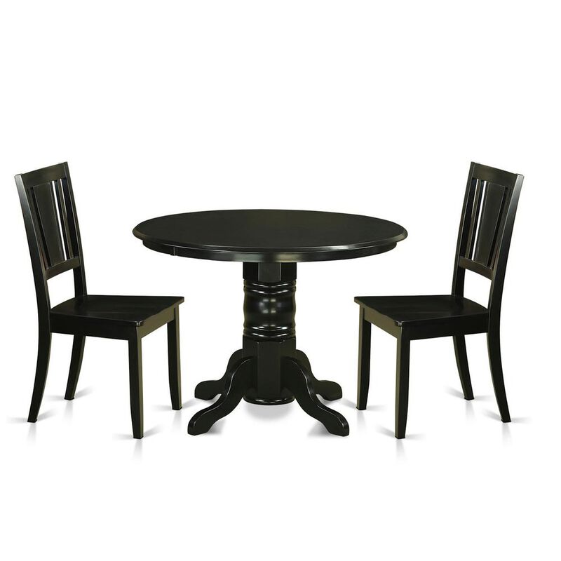 3 PC dinette set for 2-Kitchen Table and 2 Dining Chairs