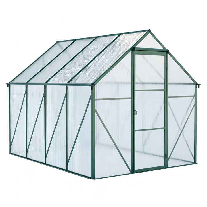 Green-6 x 8 FT Outdoor Patio Greenhouse