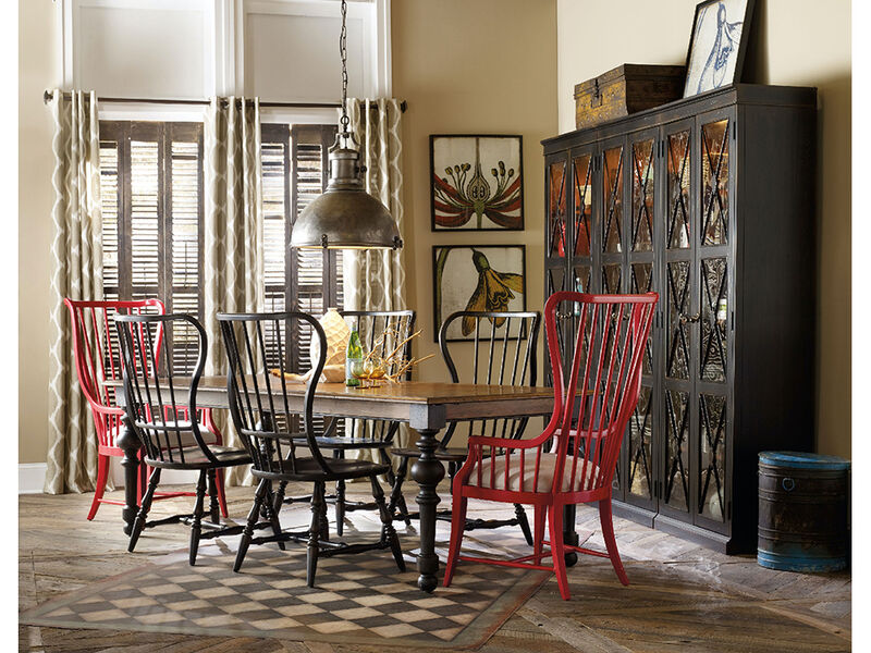 Sanctuary Spindle Side Chair in Black