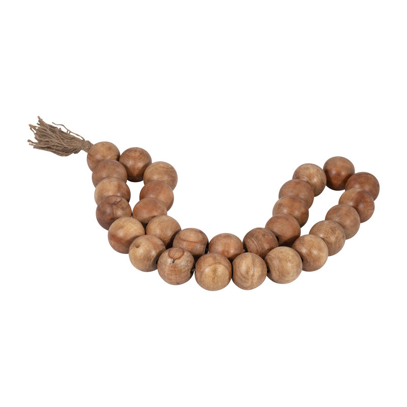 Wood Double Beaded Garland image number 2