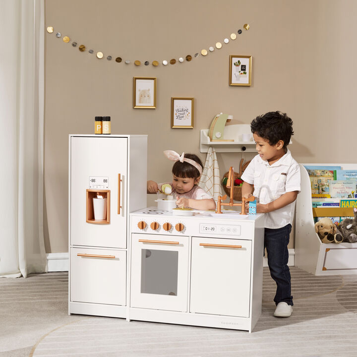 Teamson Kids - Little Chef Milano Modern Delight Play Kitchen - White
