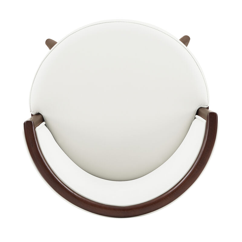 Evalyn White Bar Stools (Set of 2)