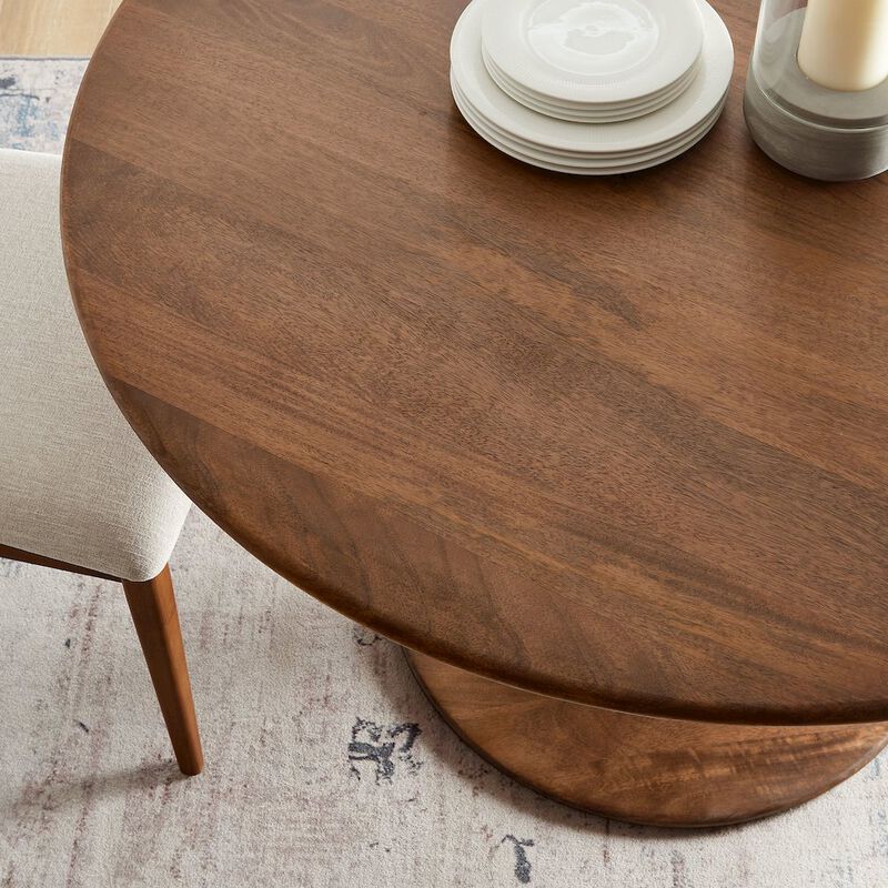 Lippa 48" Round Solid Wood Dining Table image number 7