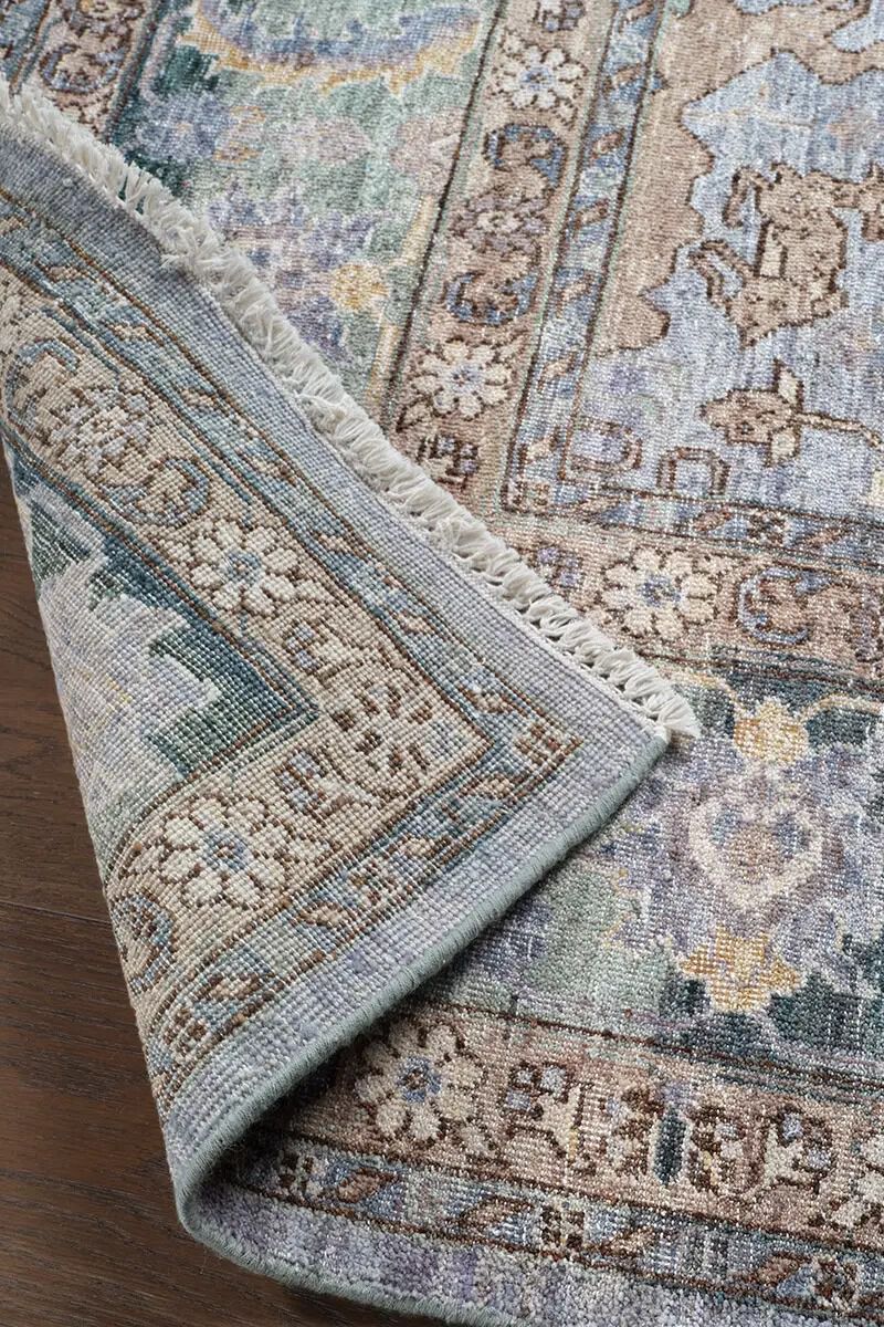 Someplace In Time Pendulum Blue 9' x 12' Rug image number 5