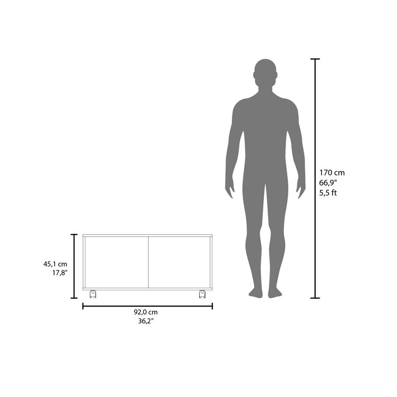 Western Grove Coffee Table, Living Room, Black