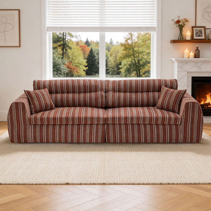Posdud Chenille Compression Sofa image number 2