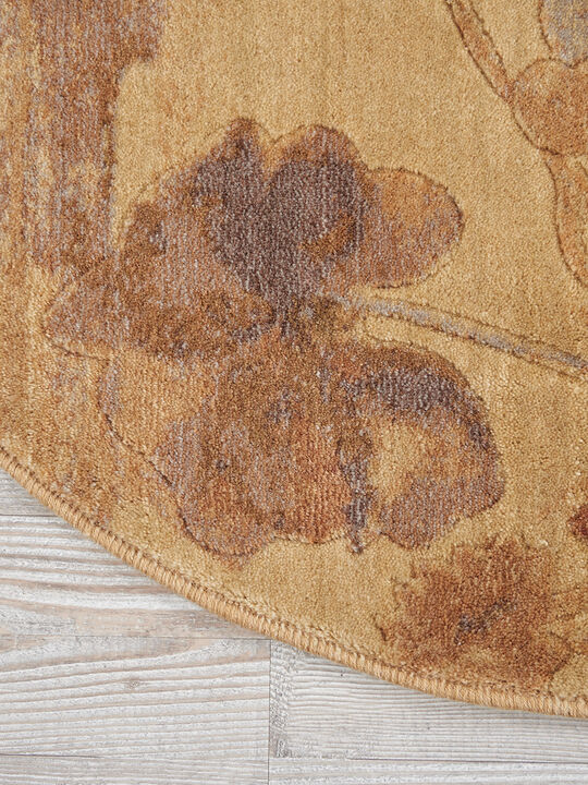 Somerset ST18 Beige 3'6" x Round Rug