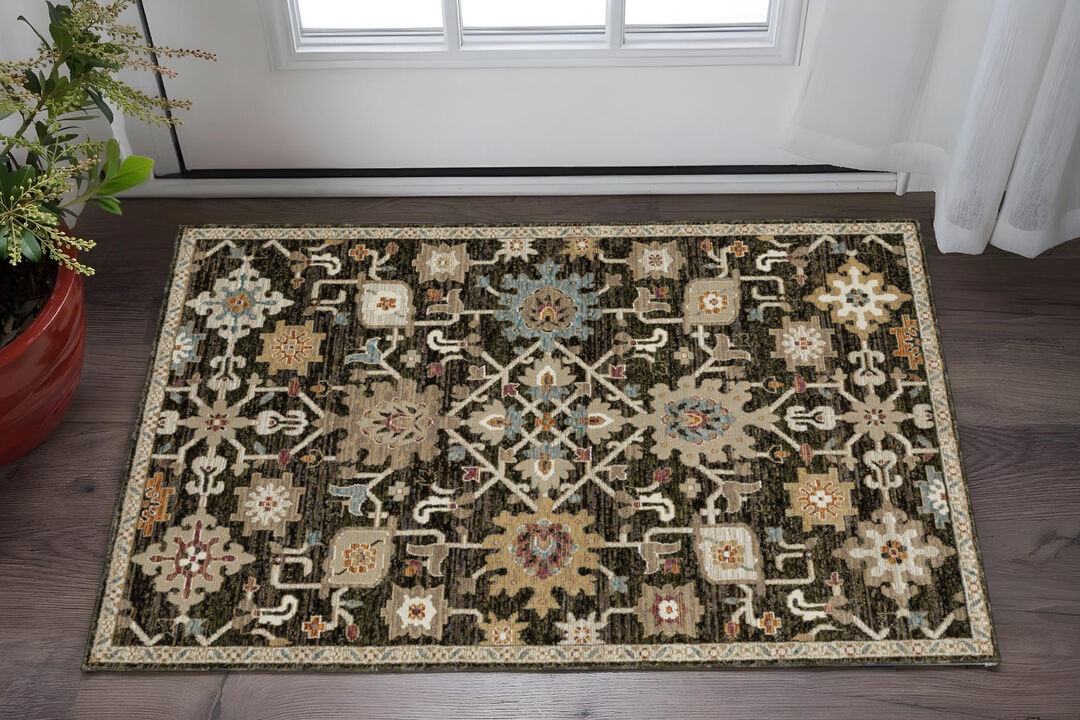 HomeRoots Oriental Area Rug
