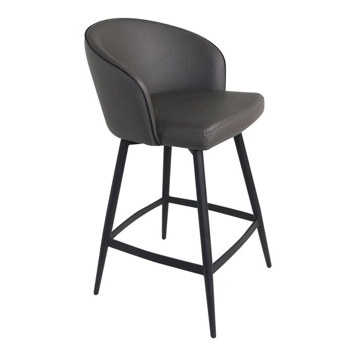 Moe's Home Collection Webber Counter Stool Charcoal