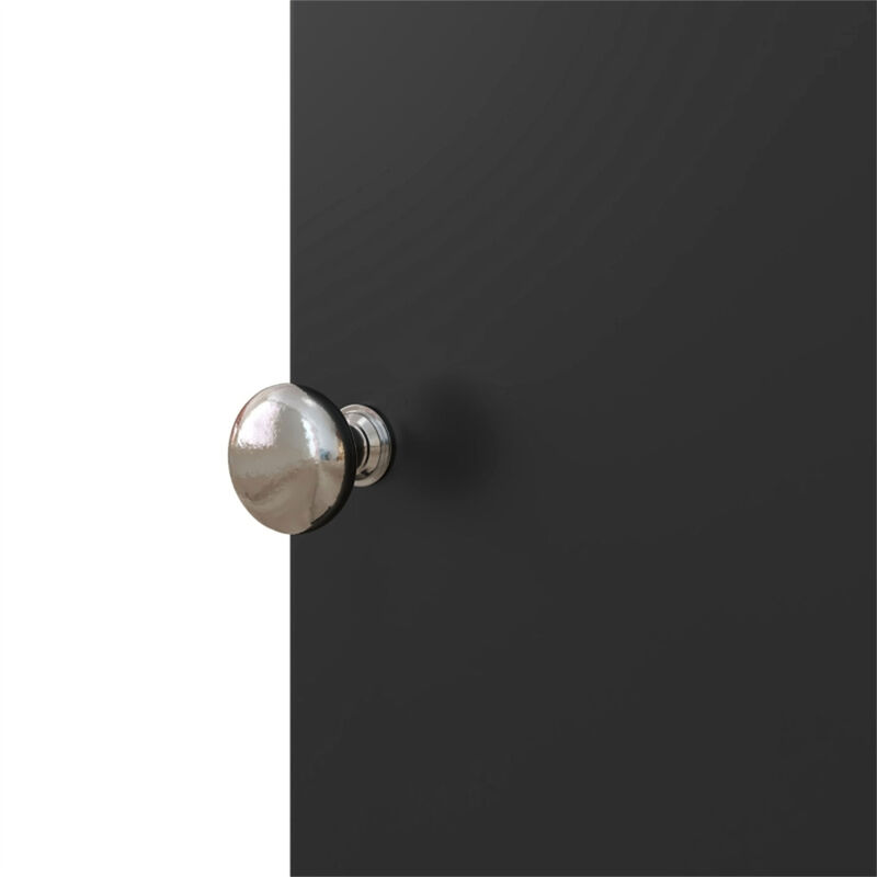 Compact Bathroom Cabinet with Adjustable Shelves, 1 Door, and Anti-Tip Design for Small Spaces