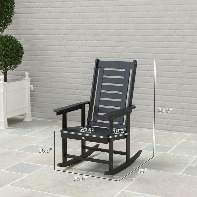 Hivvago 2-Piece Garden Rocking Chair Set image number 2