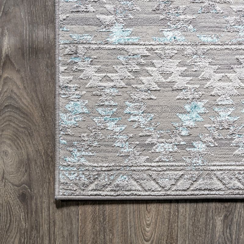 Ancient Faded Trellis Area Rug