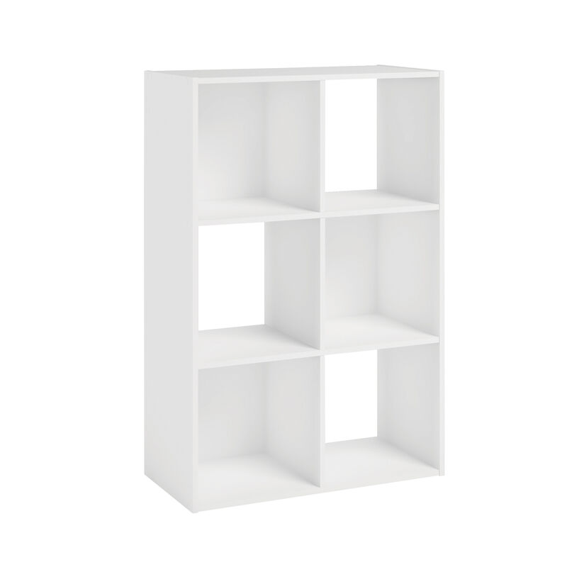 6-Cube Organizer Storage Cubby Unit