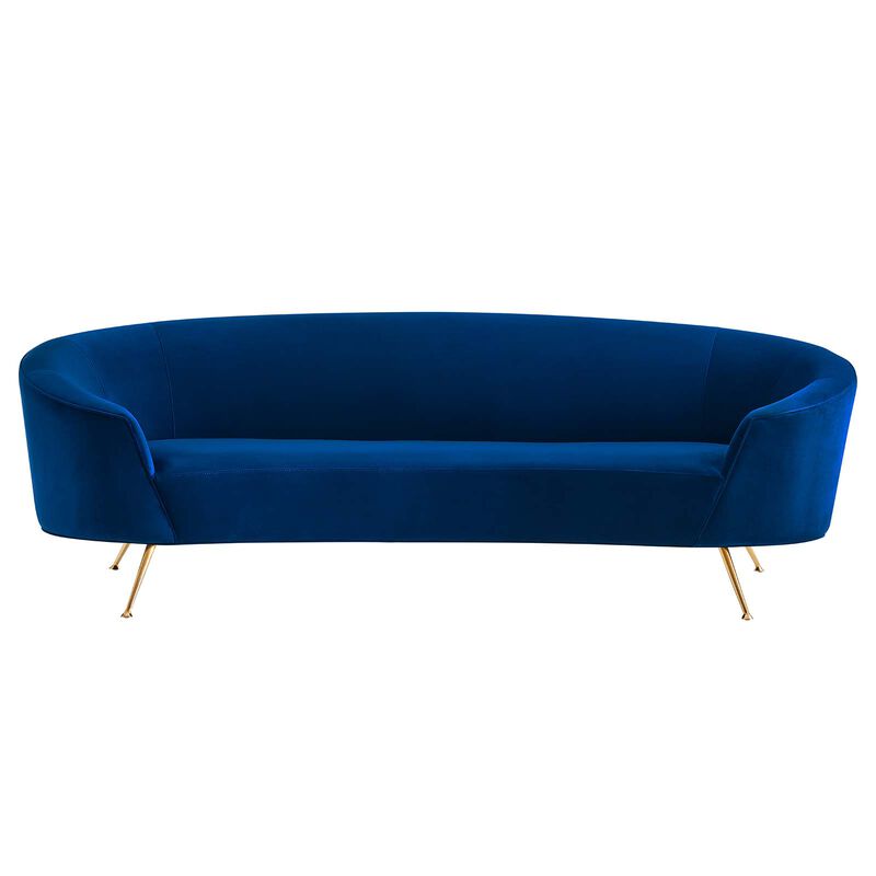 Marchesa Upholstered Performance Velvet Sofa image number 0