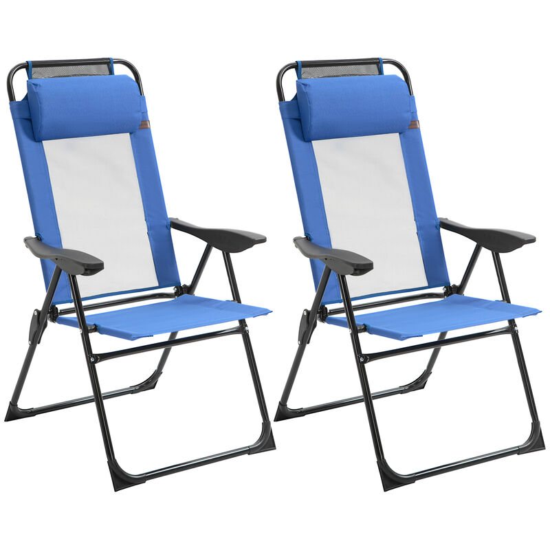 Outdoor Folding Dining Chairs, Set of 2 image number 0