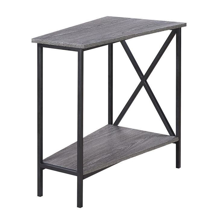 Convience Concept, Inc. Tucson Wedge End Table with Shelf