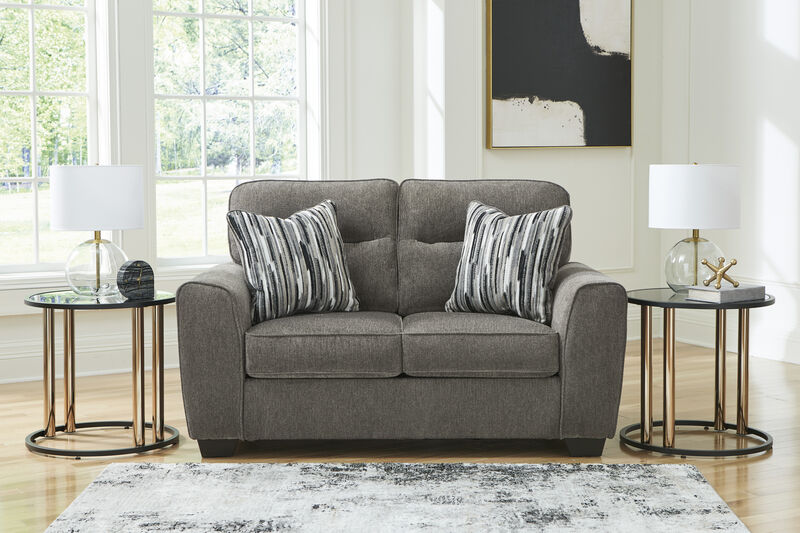 Olten Graphite Loveseat image number 1