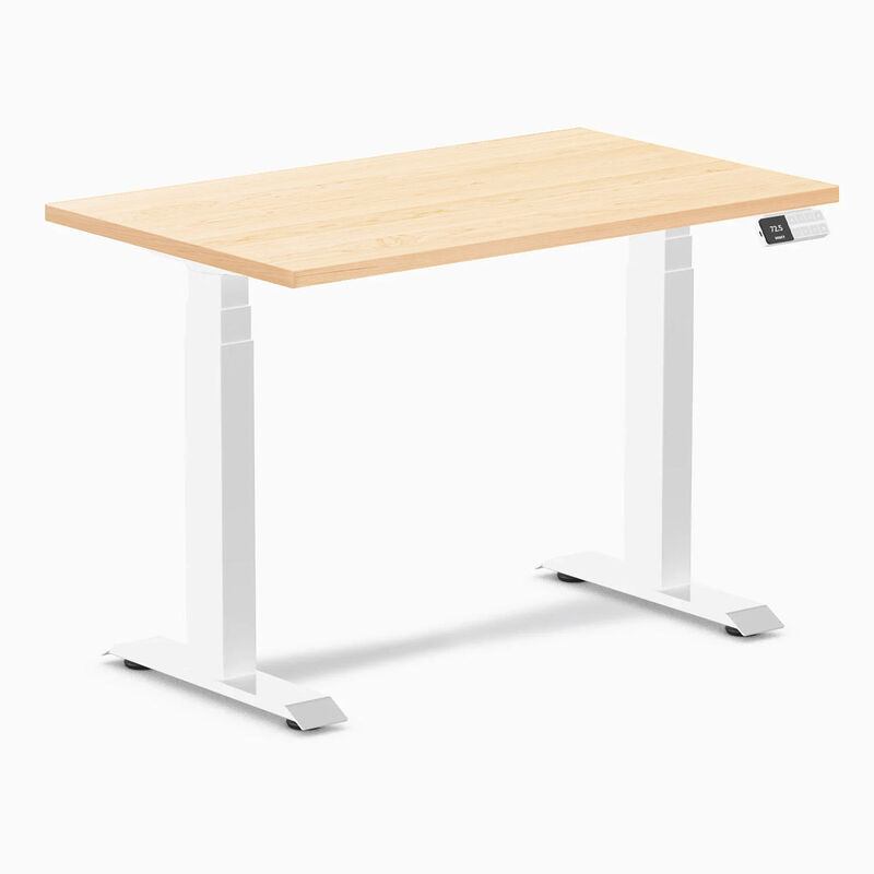 Desky Dual Mini Hardwood Sit Stand Desk image number 0