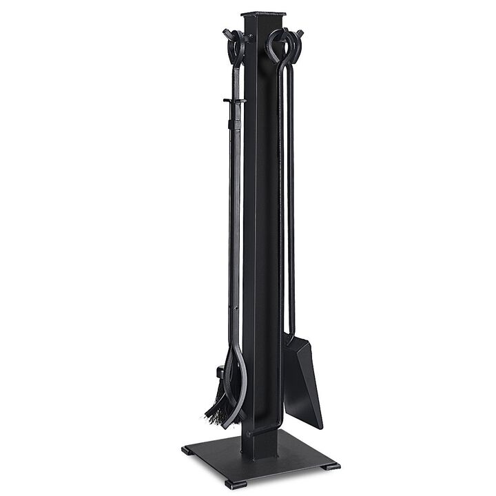 Stylish 5 Piece Fireplace Tool Set For Storage Of Fire Tools