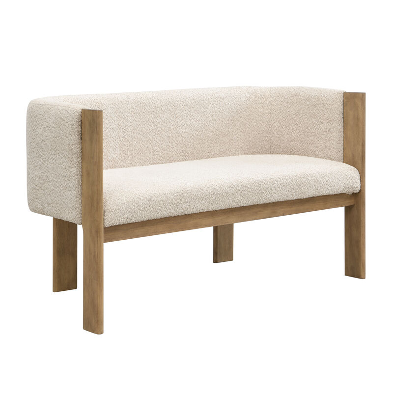 Pikert 48.5" Upholstered Solid Loveseat image number 1