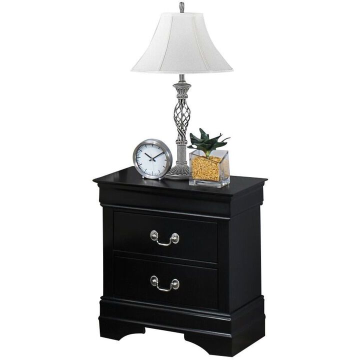 Streamdale Elegant Louis Philip Nightstand with Ample Storage