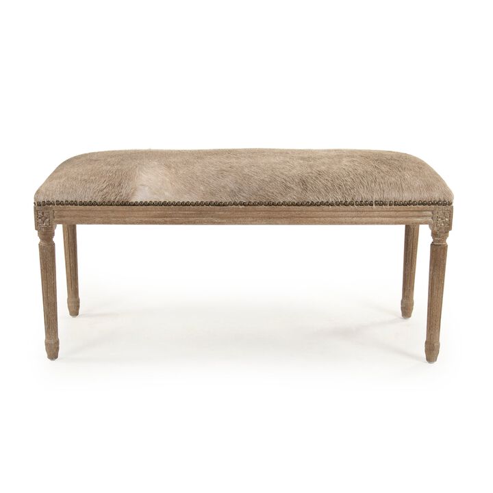 Cow Hide Bench B014 E272 Cow B