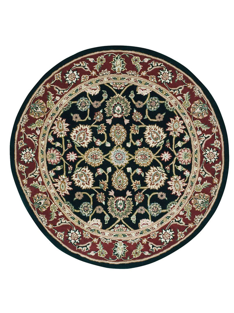 Nourison 2000 2017 Black 4' x Round Rug