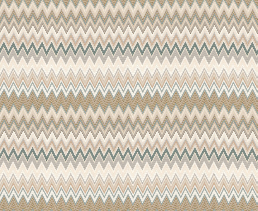 Zig Zag Green Peel & Stick Wallpaper