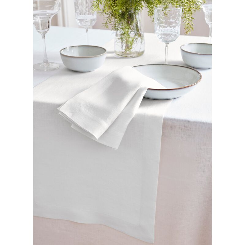 Solino Home 100% Pure Linen Table Runner - Sonoma