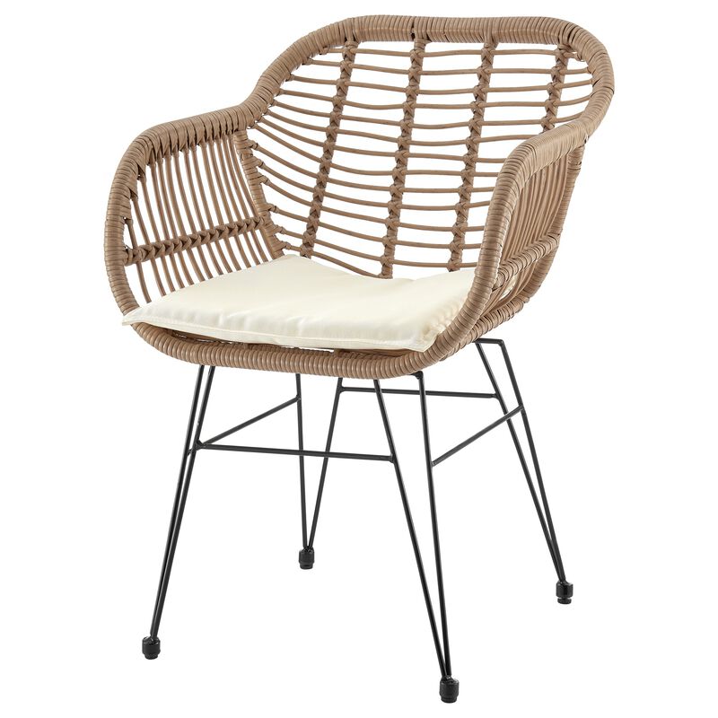 Antibes Cream 3-Piece Patio Set