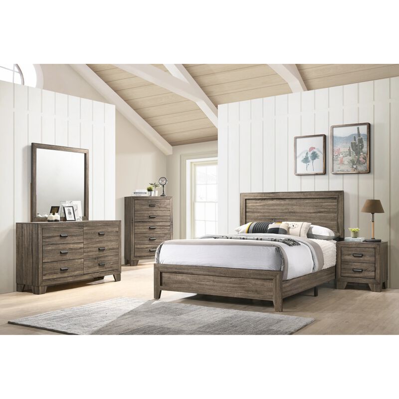 Streamdale Rustic Gray 2-Drawer Nightstand image number 5