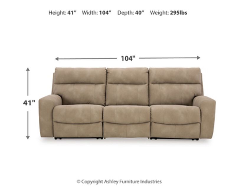 Next-Gen DuraPella 3PC PWR Recline Sectional Sofa