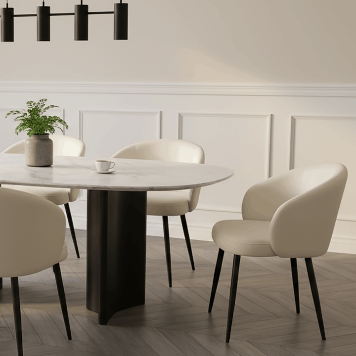 Looma White Side Chairs (Set of 2)