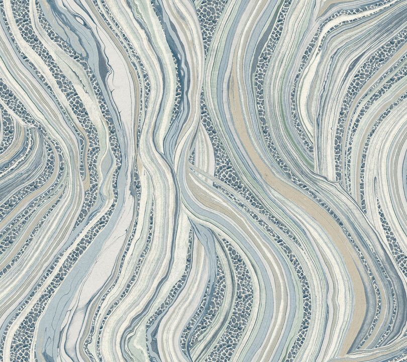 Streaming Cheetah Blue Wallpaper