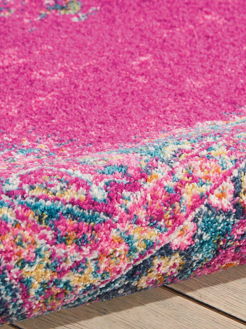 Passion PSN03 Fuchsia 5' x Round Rug image number 2
