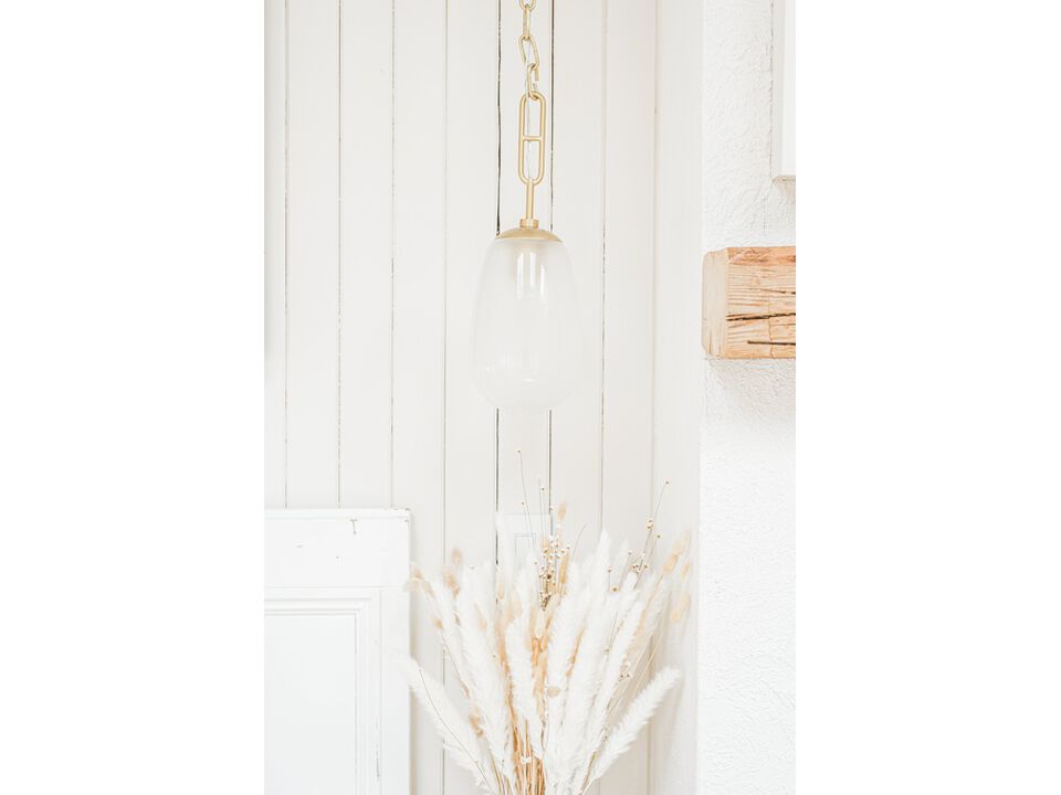 Bruckner Brass Pendant